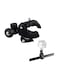 Generic - Tripod Head Compatible For Holding DSLR Camera 10cm Black
