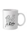 Giftex It's Time For Tea Printed Mug White/Black 11.5X10.5X10.5cm