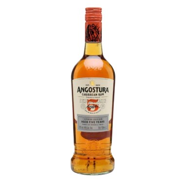 Angostura 5 Year Old Superior Caribbean Gold Rum 700Ml