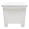 KENPOLY SQUARE PLANTER NO.2 WHT