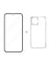 Protective Case Cover With Screen Protector For Apple iPhone 12 Pro Clear