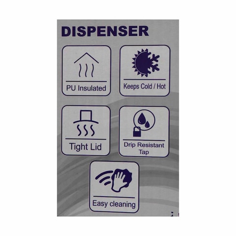 Danta Dispenser Water Cooler - 10 Liters - Cold and Hot
