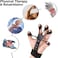 Finger Strengthener, Grip Strength Trainer, 6 Resistant Level Finger Exerciser, Hand Exercisers for Strength, Hand Grip Strengthener for Patients Strength Training (Black+Grey)