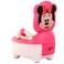 ALISSA-Portable Potty Toilet Training Seat Toilet Urinal for Kids Boys & Girls Mickey Mouse Design (White/Pink)