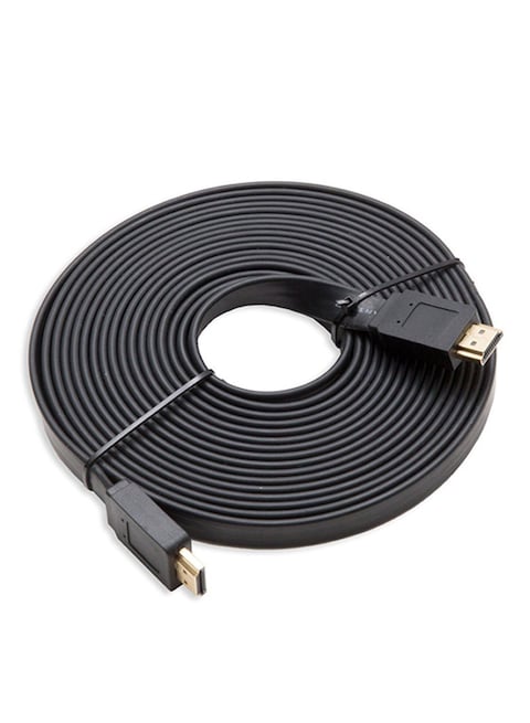 Generic Flat Male To Male HDMI Cable, Black