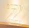 Golden Letter Z Glowing with LED Lights 25cm