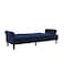 In House Nutella 2 In 1 Sofabed Velvet Upholstered - Dark Blue