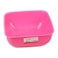 Poly Egy Square Plastic Bowl No.2 - 1 Liter - Pink