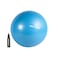كرة التمارين مع منفاخ الهواء أزرق 65سم