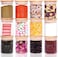 Joyfulhome 12 Piece Glass Storage Jars Set With Bamboo Lid, 6Oz Glass Spice Canisters, Mini Glass Mason Jars With Airtight Lid