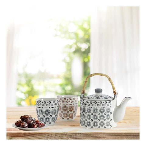 Home Deco Factory Mirage M12 Teapot And Tea Glass Set 850ml