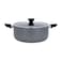 Delcasa Granitecoted Casserole With Glass Lid 28Cm