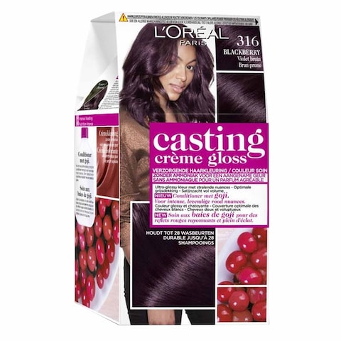 L&#39;Oreal Paris Casting Cream Gloss Hair Color - 316 Plum