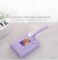 Handheld Double Roller Style Brush Carpet Cleaning Brush Sweeper Crumb Remove Hair Brushes, Random Color Delivery