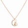 Aiwanto Necklace Women's Neck Chain Necklace Golden Beautiful Pendant Necklace