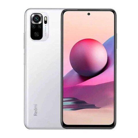 Xiaomi Redmi Note 10S Dual Sim - 6.43-inch, 128GB, 8GB, 4G LTE - Pebble White