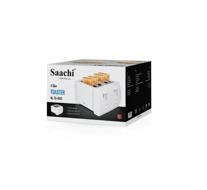 Saachi 4 Slice Toaster NL-TO-4563 &ndash; White