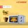 STARGOLD Microwave Oven With Grill And Pizza 20L Capacity With 30-Minute Cooking Timer And 6-Stage Heat 700 Wattage