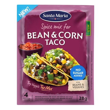 Santa Maria Spice Mix Mild For Bean And Corn Taco 28g