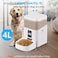 Automatic Pet Feeder, Dog Feeder Cat Food Dispenser with Programmable Timer,Dual Power Supply &amp; Voice Recorder for Cats Dogs