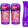 Lady Speed Stick Teen Spirit Anti-Perspirant Deodorant Pink Crush Blue 65.2g Pack of 2