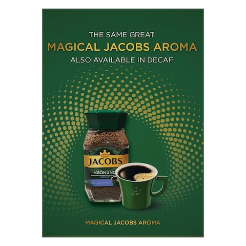 Jacobs Kronung Decaf Instant Coffee 200g