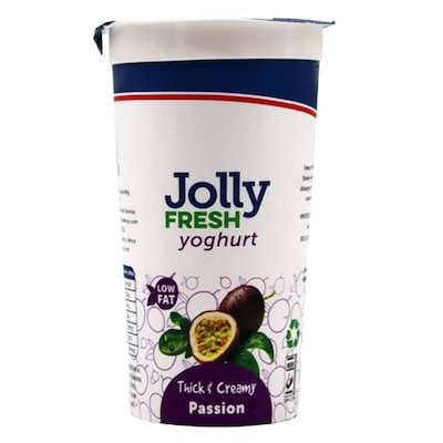 Jolly Fresh Thick And Creamy Passion Yoghurt 250ml