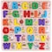 English ABC Alphabet Wooden Board Jigsaw Puzzle Letters Game Educational Toy