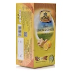 Buy Royal Herbs Blends Lemon And Ginger 25 Tea Bags in UAE