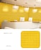 RBWTOYS Solid Color Wallmate For Home, Office etc., RW-18809  Yellow