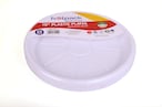 اشتري Hotpack White Plastic Plate 10 inch 25 + 5 Pieces Free Offer Pack في الامارات