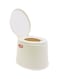 Almufarrej Plastic Toilet Seat White 39x59cm