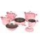 Grandi Cooking Set, Pots Size 18-22-26 + Fry Pan 24 + Tray 26 &ndash; 10 Pieces