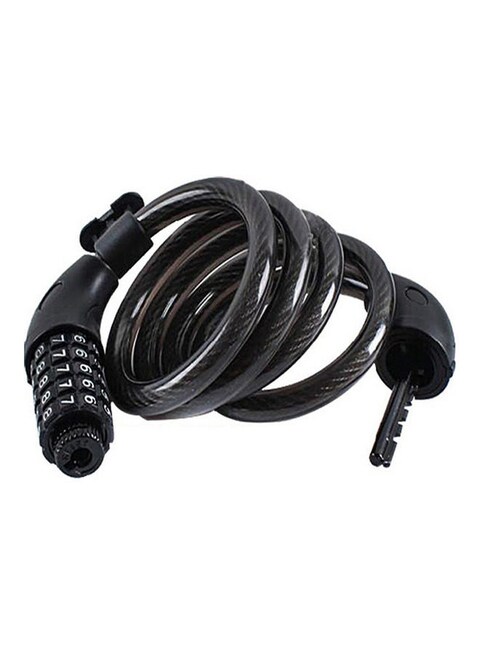 Generic 5 Digit Combination Steel Cable Mountain Bicycle Bike Safety Anti-Theft Lock 0.361Kg