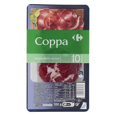 Carrefour 10 Slices Ham Coppa 100G