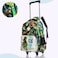 Eazy Kids - 18" School Bag Lunch Bag Pencil Case Set of 3 Dinosaur - Green