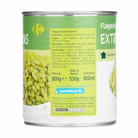 Carrefour Extra Fine Beans 800g