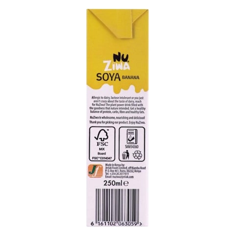 Nuziwa Soya Banana 250Ml