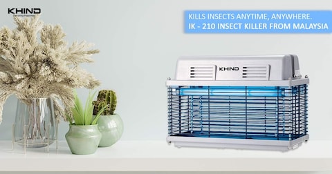 Khind IK 210 Malaysia 20W Electronic Bug Zapper - Insects &amp; Other Pests Killer Indoor Residential &amp; Commercial