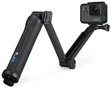 GoPro 3 way grip arm tripod Monopod, 3-in-1 Mount Grip Extension Arm Tripod, Foldable Multi-functional Selfie Stick Extension Monopod