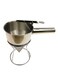 Multifunctional Pancake Batter Dispenser Silver 26centimeter
