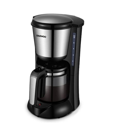 Daewoo DCM-337B - Coffee Maker / Filter Coffee Machine, 1.25L Capacity, 1000W