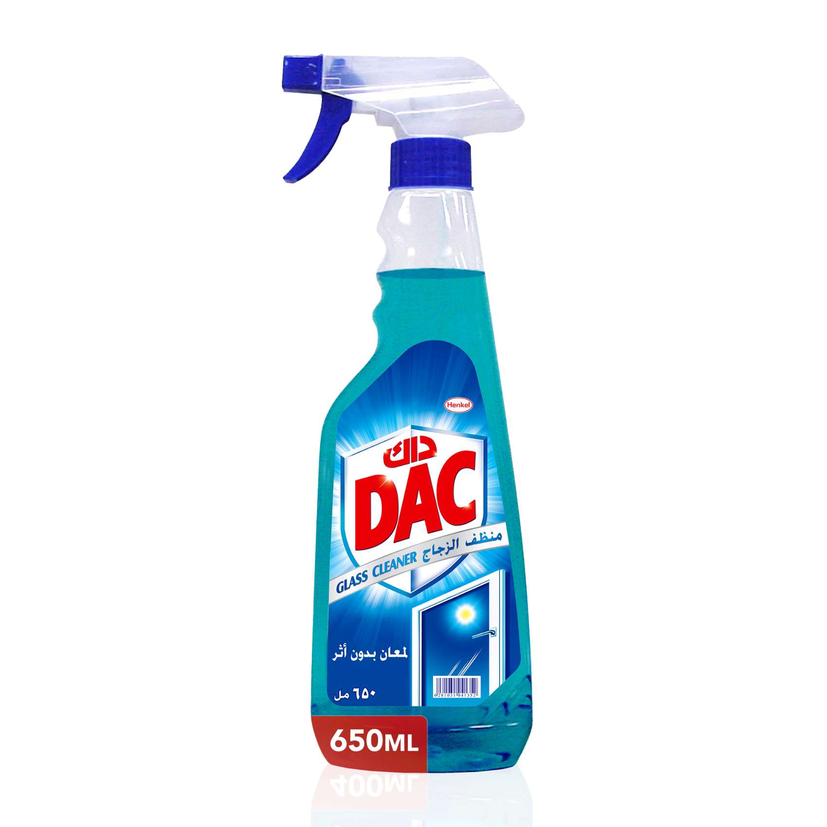 DAC Glass Cleaner Trigger Spray Spotless Shining And Streak-Free 650ml