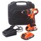Lawazim Cordless Compact Brushless Drill 18V With Two Batteries 13 Millimeter