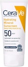 Cerave 100% Mineral Sunscreen SPF 50 Body Sunscreen With Zinc Oxide &amp; Titanium Dioxide For Sensitive Skin 5 Oz, 1 Pack, 5 Fl OZ (Pack Of 1)