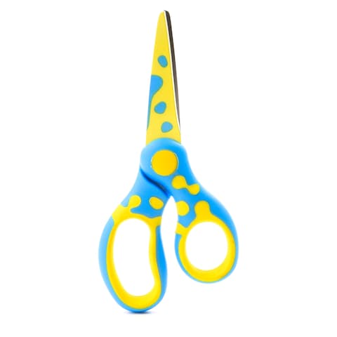 3M Scotch Kids Deco Scissors 1641 Yellow and Blue 13cm