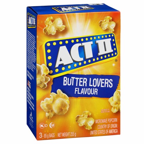 Buy Act II Butter Lovers Popcorn  255g in UAE