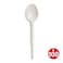 Tiba Disposable Plastic Spoons - Small - 100 Pieces