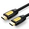 UGREEN HDMI Round Cable 4K/30HZ 5m Yellow-Black
