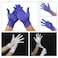 Generic-100Pcs Disposable Nitrile Gloves Non-slip Oil Resistant Gloves for Home Food Industry Cleaning Use